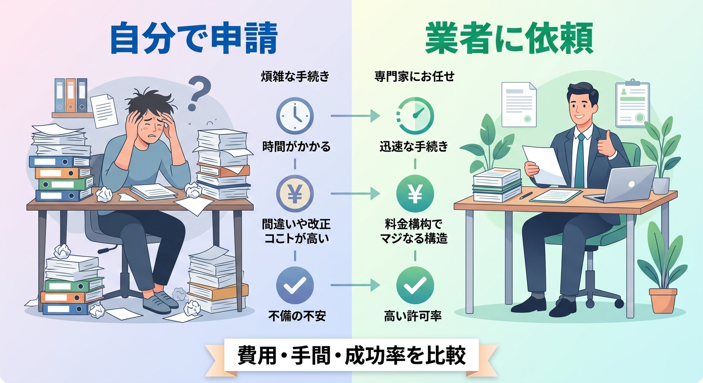 エコキュート補助金の申請は業者に任せるべき？業者経由のメリット・費用・選び方を徹底解説2026の補助金解説図